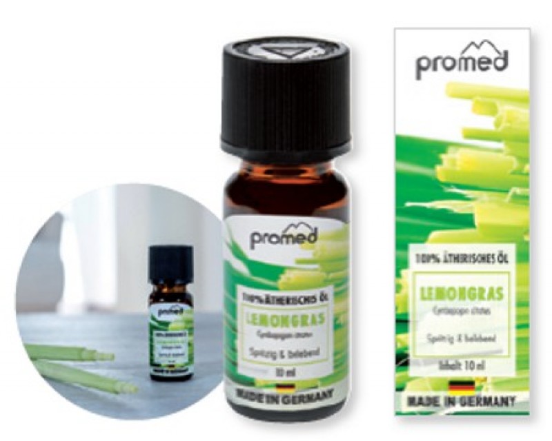 PROMED  aroma Lemon grass, 100 % óleo essencial, 10 ml
