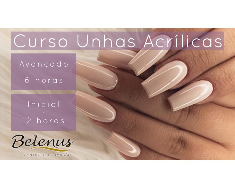 Curso: Unhas de Porcelana/Acrílicas - Nível Inicial